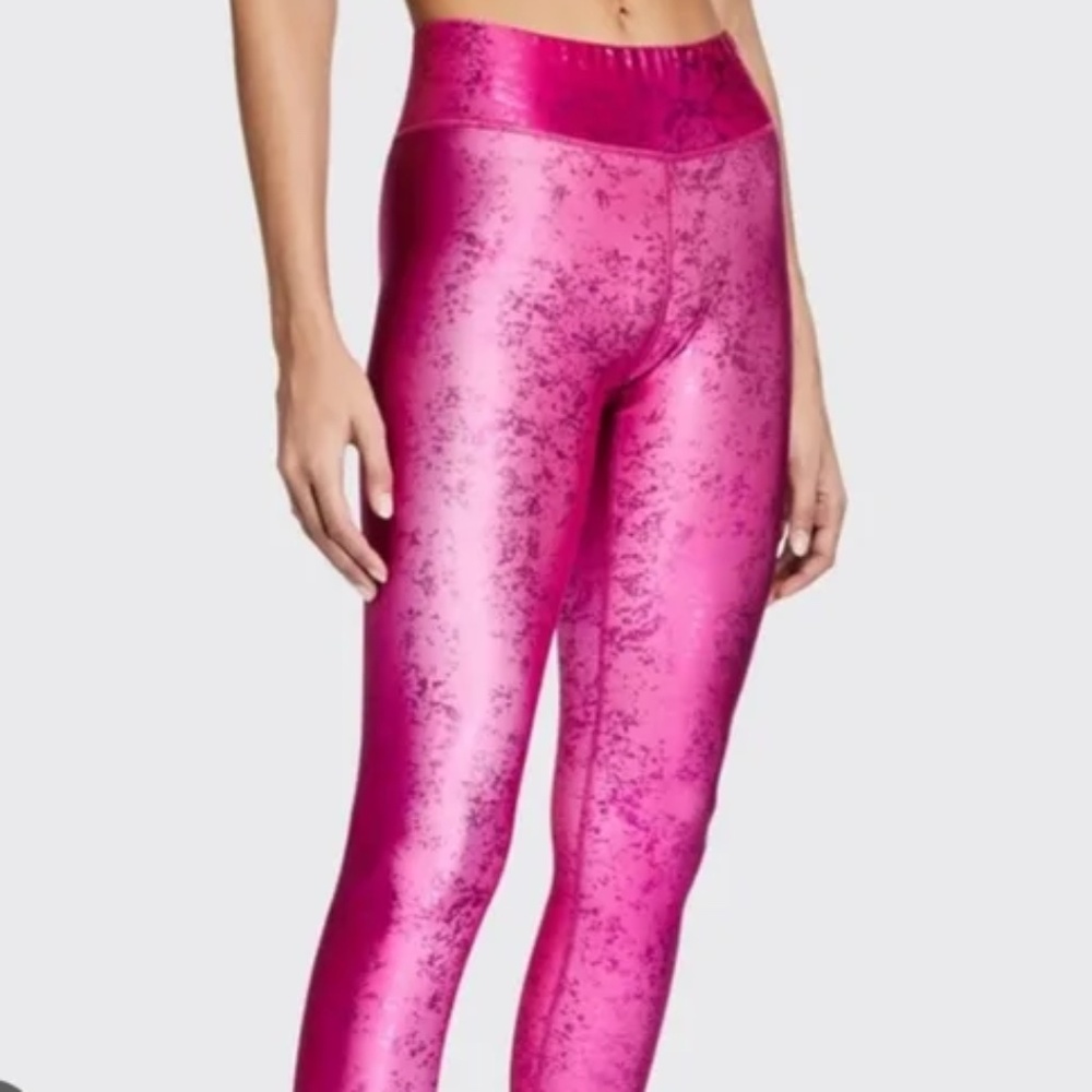 Terez Balayage Raspberry Foil Leggings NWOT Size S